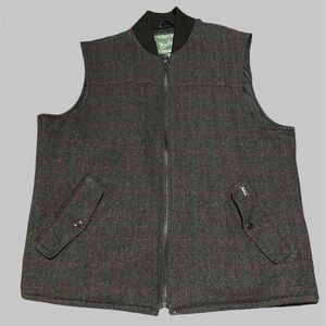 Woolrich Charcoal and Red Checkered Jacket